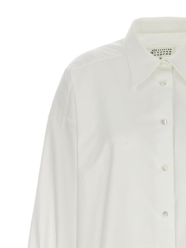 The Best Shops Maison Margiela: Robe longueur genou - Robe Au Genou - Blanc