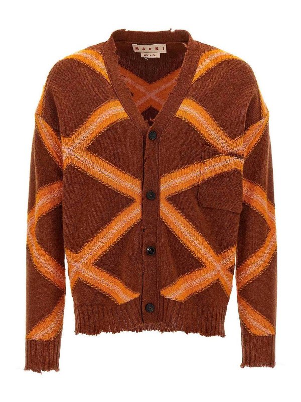 Marni: カーディガン - カーディガン - マルチカラー