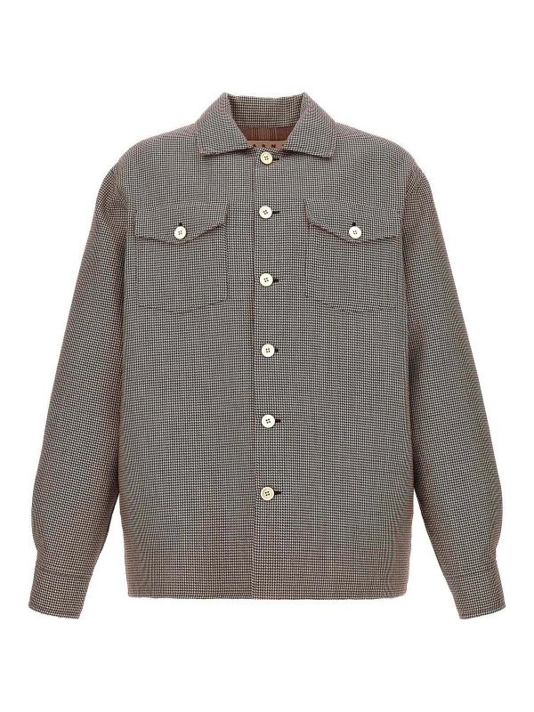 Marni: カジュアルジャケット - カジュアルジャケット - ダークレッド