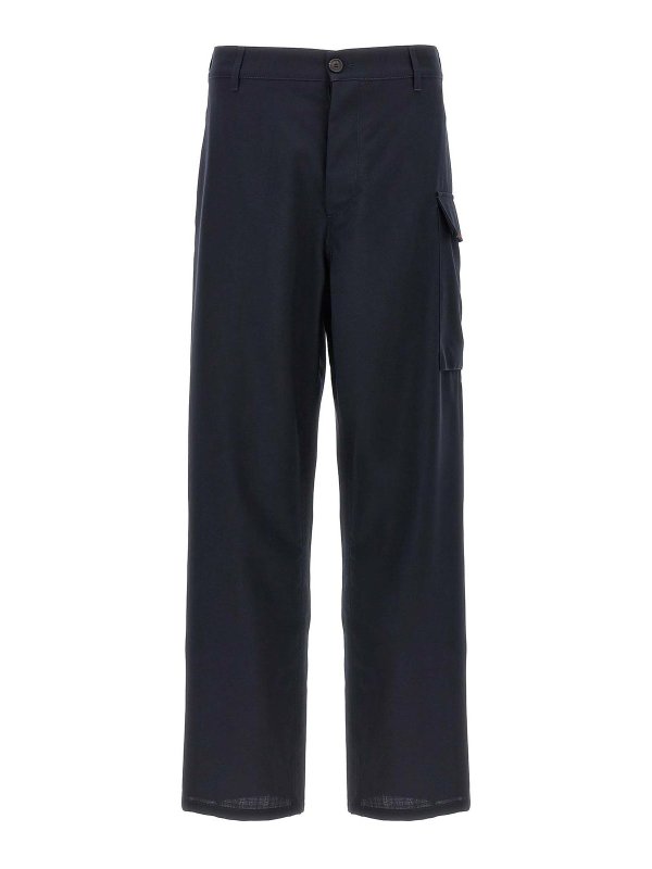 Marni: Pantalons casual - Pantalons Décontractés - Bleu