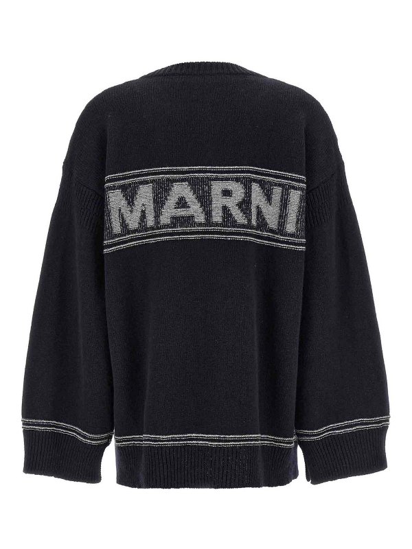 Marni: Cardigans online - Cardigan - Bleu