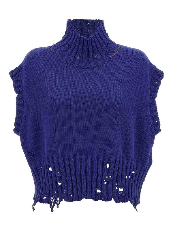 Marni: Westen - Weste - Blau