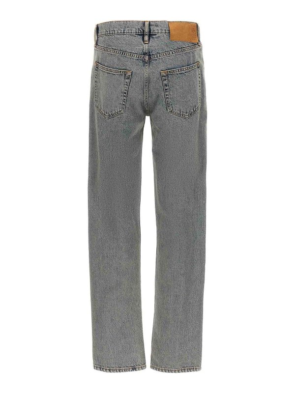 MM6 MAISON MARGIELA: straight leg jeans online - Visible Stitching Jeans