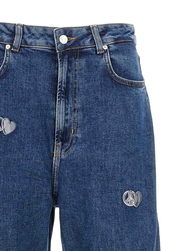 The Best Shops MOSCHINO JEANS: Bootcut - Bootcut Jeans - Blau
