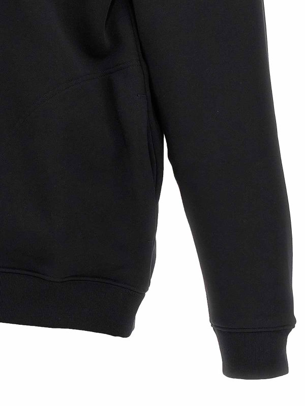 Felpa con cappuccio con stampa logo shop online: MOSCHINO