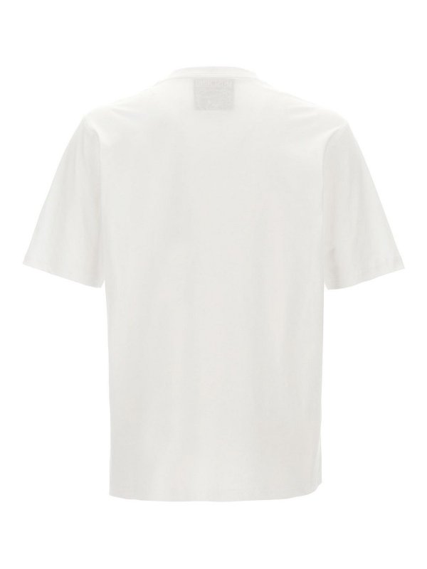 MOSCHINO: t-shirt online - T-shirt con stampa logo