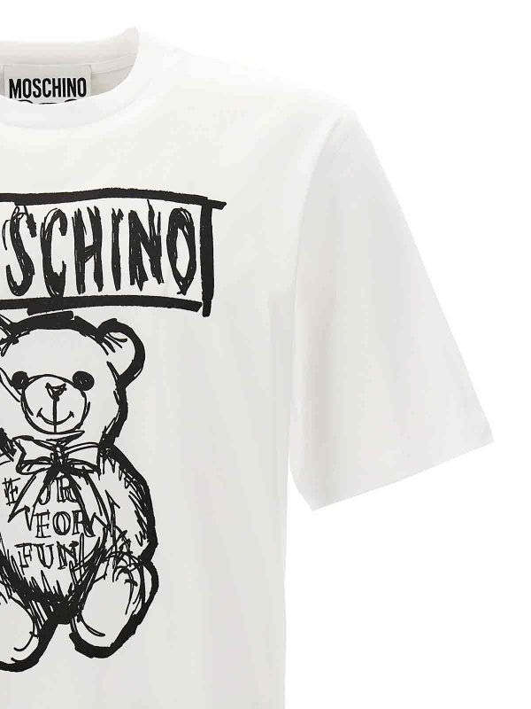 The Best Shops MOSCHINO: t-shirt - T-shirt con stampa logo