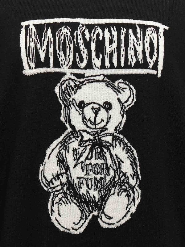 Logo Intarsia Sweater shop online: MOSCHINO