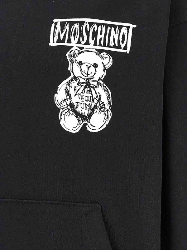 スウェットシャツ/セーター - 白 shop online: MOSCHINO