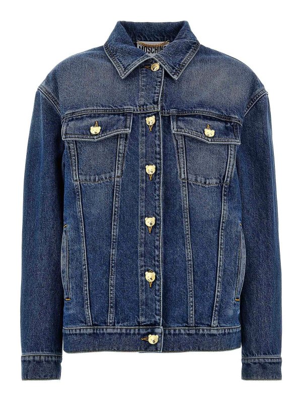 MOSCHINO: denim jacket - Button Jacket