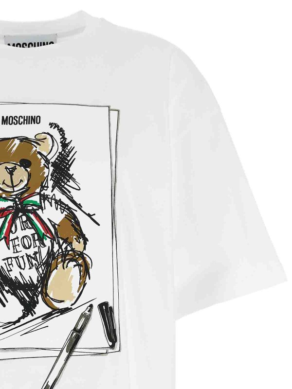 The Best Shops MOSCHINO: t-shirts - Printed T-Shirt
