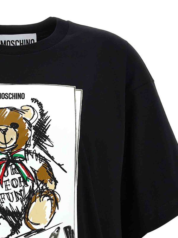 The Best Shops MOSCHINO: Tシャツ - Tシャツ - 黒