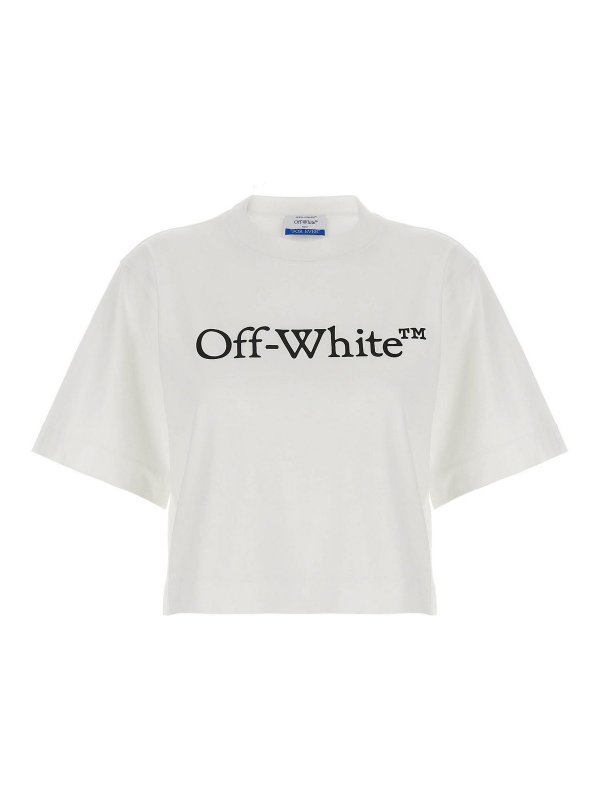 OFF-WHITE: T-shirts - T-Shirt - Weiß