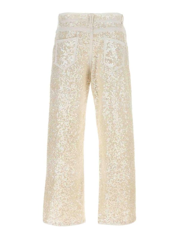 P.A.R.O.S.H.: Jeans évasés online - Jean Bootcut - Blanc