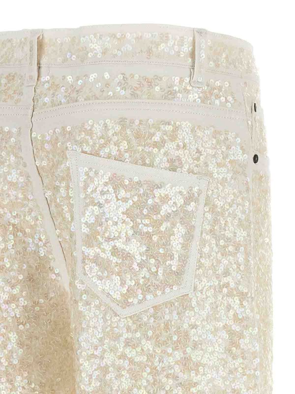 Jean Bootcut - Blanc shop online: P.A.R.O.S.H.