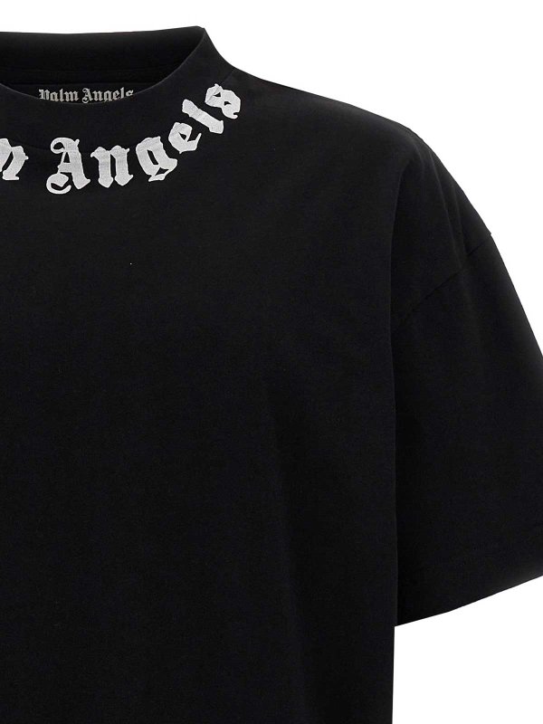 The Best Shops Palm Angels: Camisetas - Camiseta - Blanco