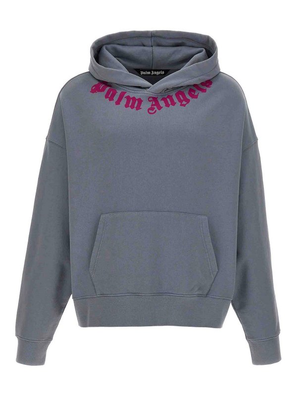 Palm Angels: Sudaderas y suéteres - Sudadera - Gris
