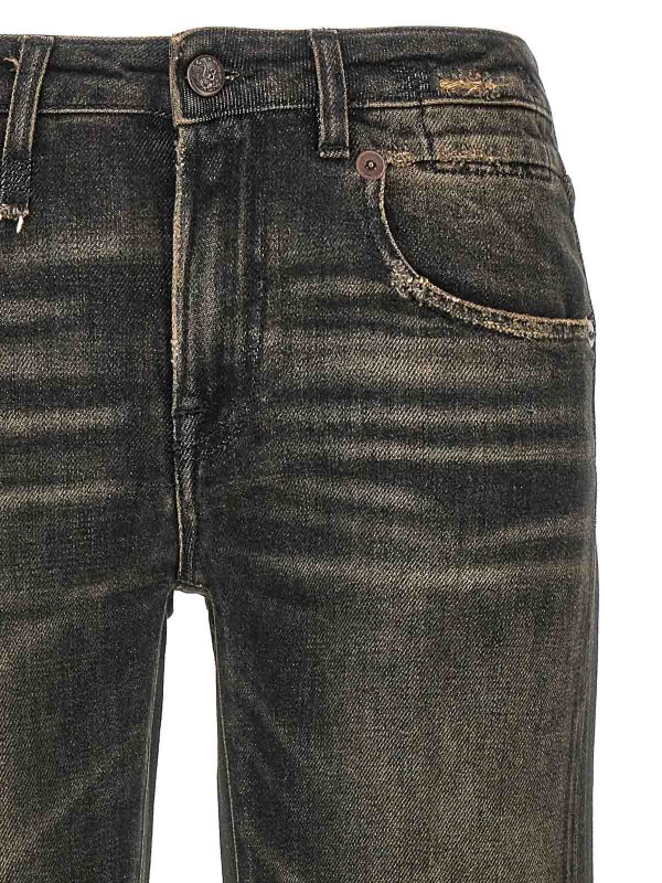The Best Shops R13: Jeans Rectos - Vaqueros Rectos - Negro