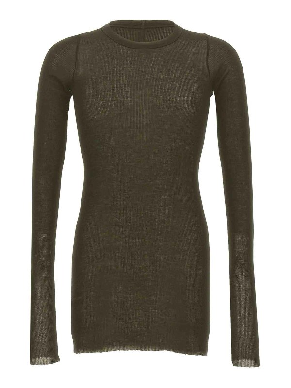 RICK OWENS: Tシャツ - Tシャツ - 緑