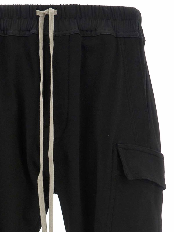 The Best Shops RICK OWENS: Pantalones deportivos - Pantalones Deportivos - Negro