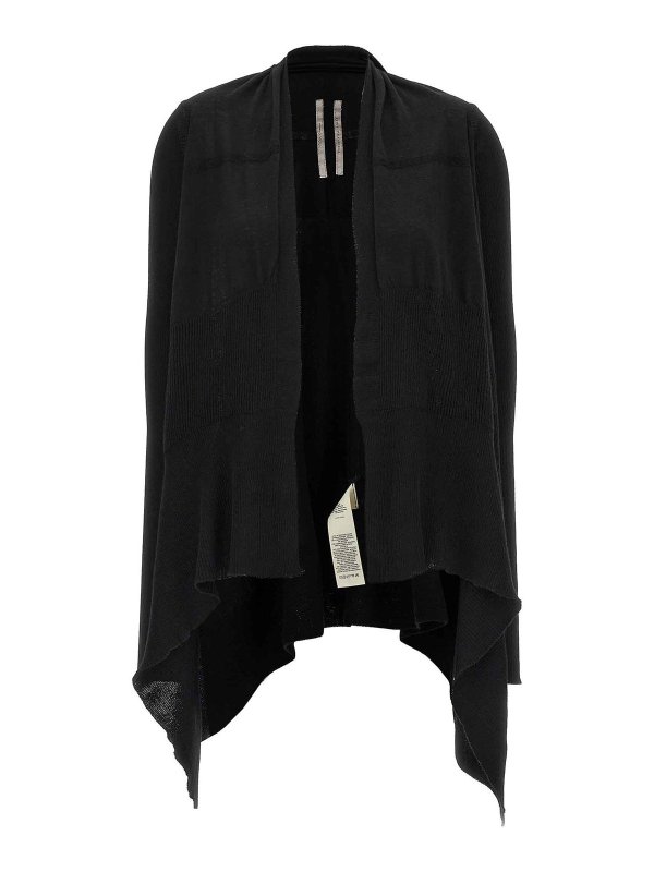RICK OWENS: cardigans - Medium Wrap Cardigan