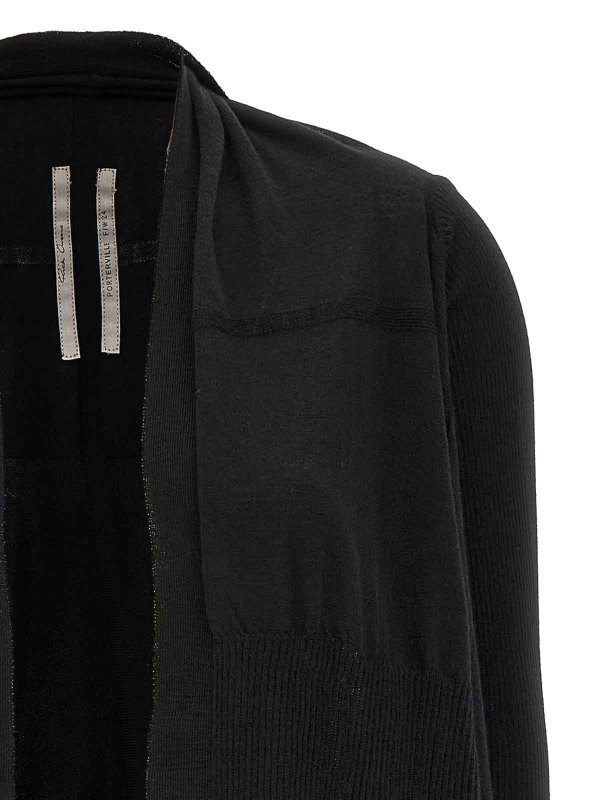 The Best Shops RICK OWENS: cardigans - Medium Wrap Cardigan