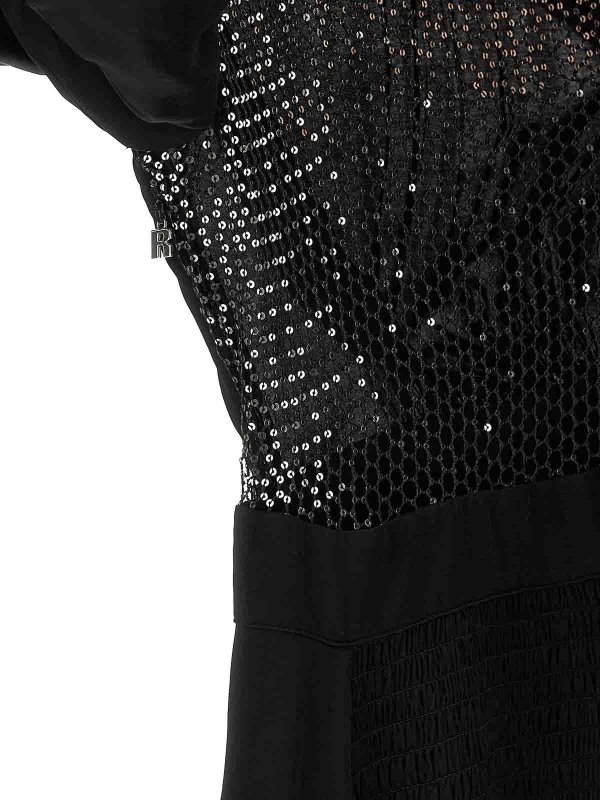 膝丈ドレス - 黒 shop online: ROTATE Birger Christensen