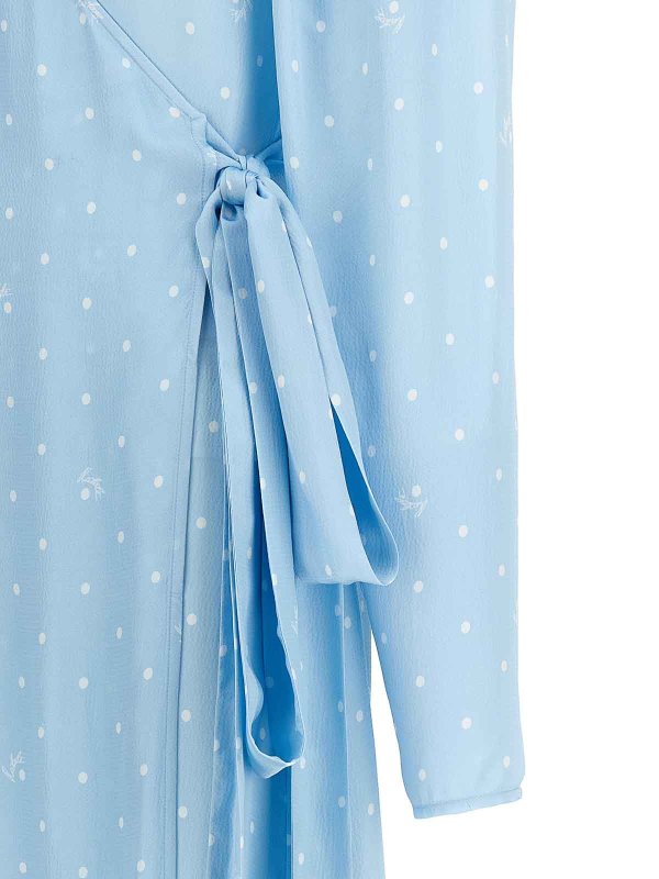 Robe Au Genou - Bleu Clair shop online: ROTATE Birger Christensen