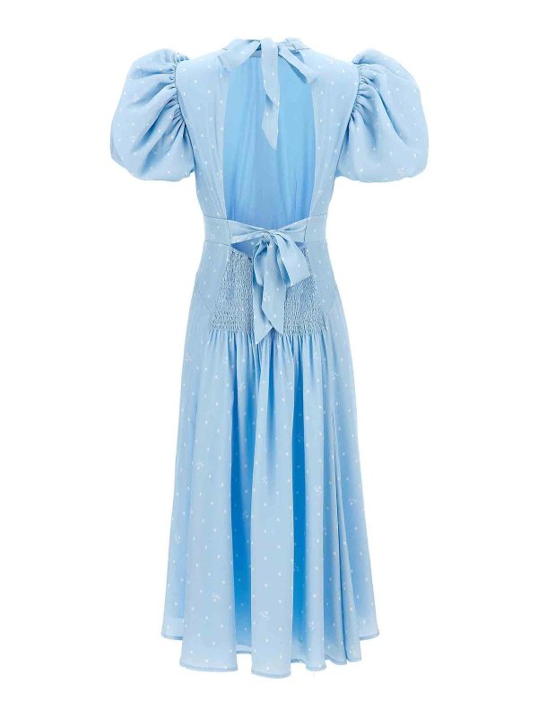 ROTATE Birger Christensen: Knielange Kleider online - Knielanges Kleid - Hellblau