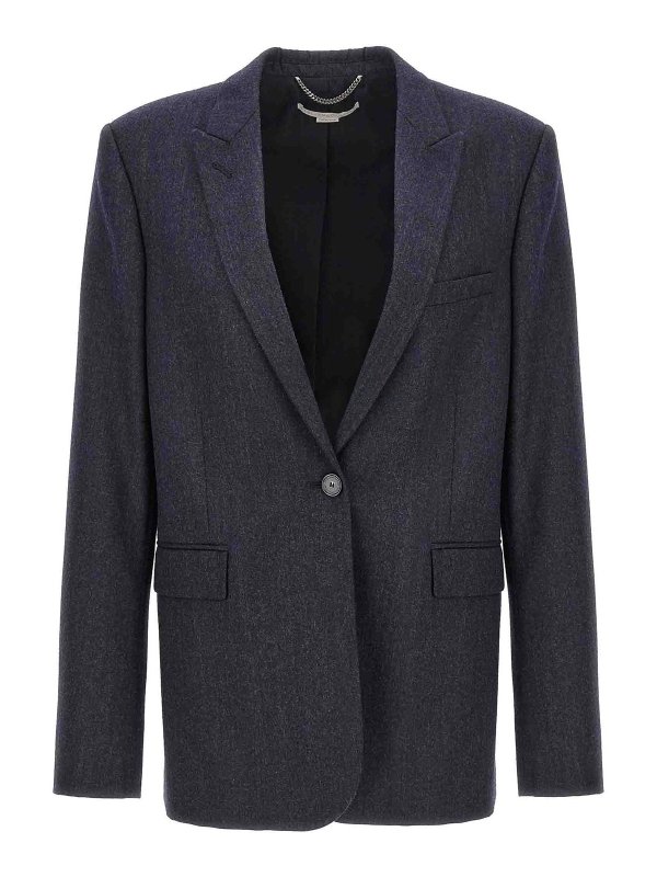 STELLA McCARTNEY: giacche blazer - Blazer monopetto in lana