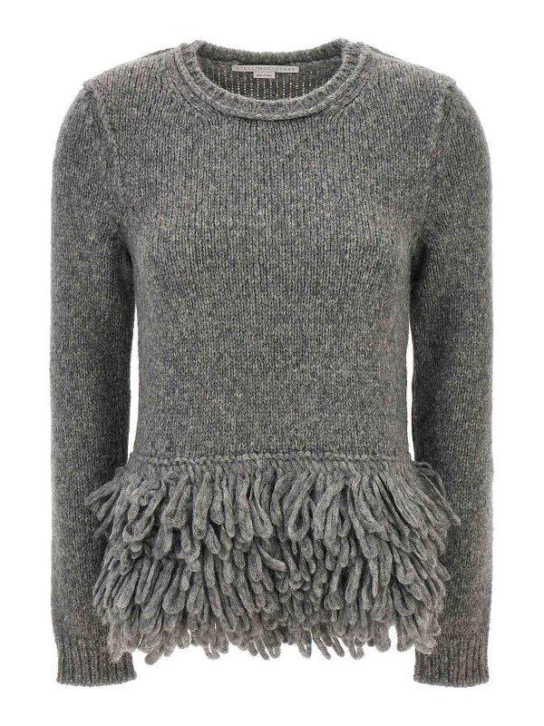 STELLA McCARTNEY: crew necks - Fringed Sweater