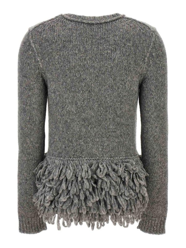 STELLA McCARTNEY: crew necks online - Fringed Sweater