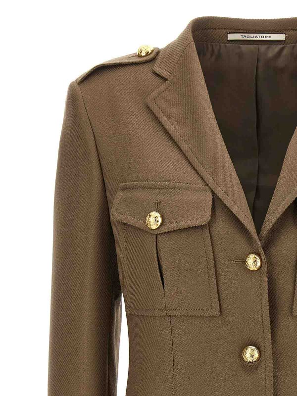 The Best Shops TAGLIATORE: カジュアルジャケット - カジュアルジャケット - ブラウン