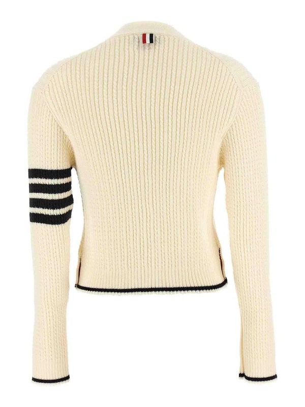 THOM BROWNE: カーディガン online - カーディガン - 白