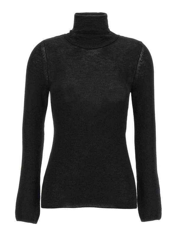 TOM FORD: cardigans - Silk Cashmere Turtleneck Sweater