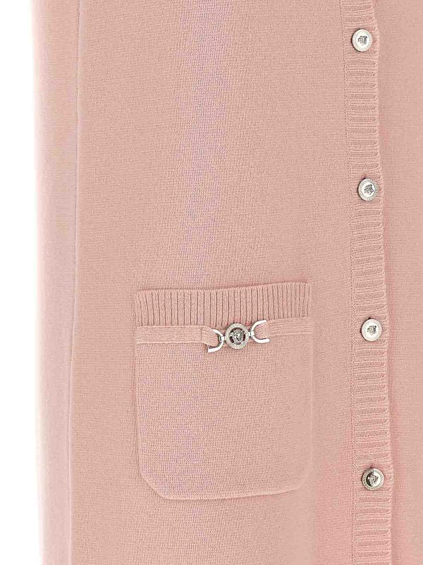 膝丈ドレス - ヌードカラー shop online: VERSACE