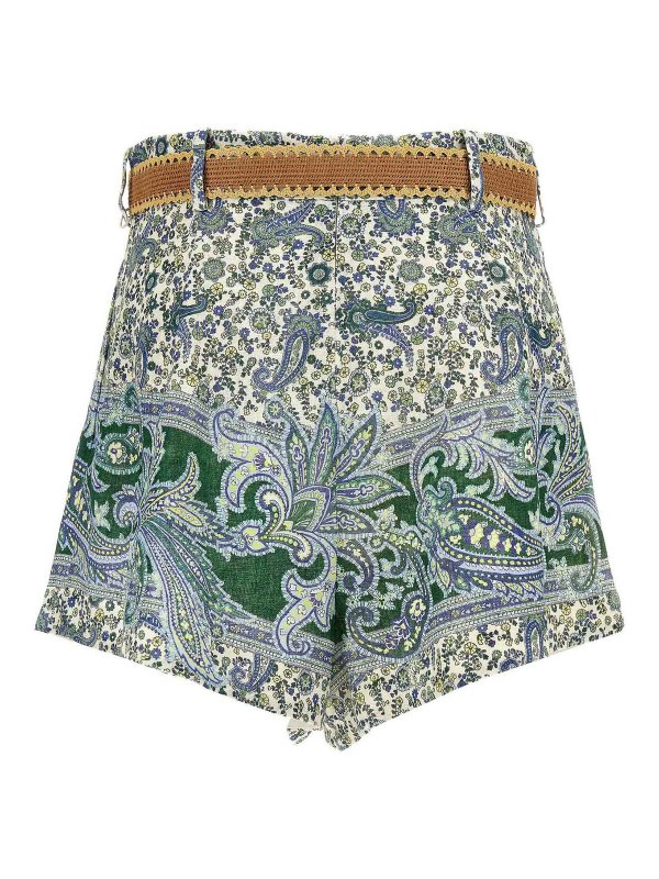 ZIMMERMANN: pantaloni shorts online - Pantaloncini Ottie Tuck