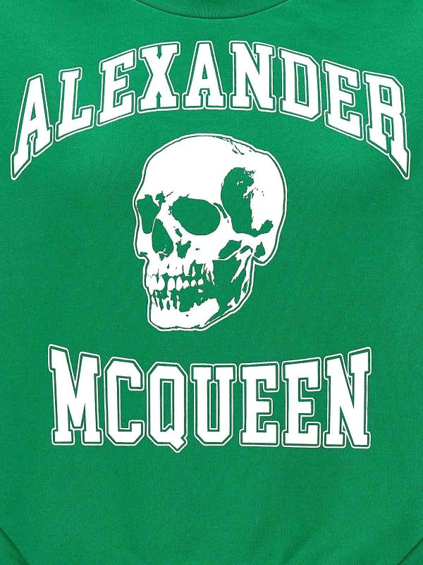 Sudadera - Verde shop online: ALEXANDER MCQUEEN