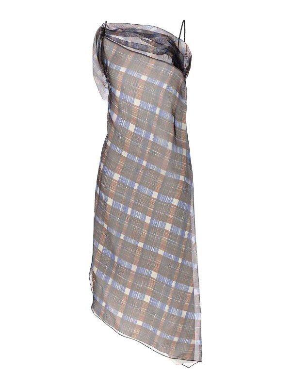 FERRAGAMO: Robe longueur genou - Robe Au Genou - Multicolore