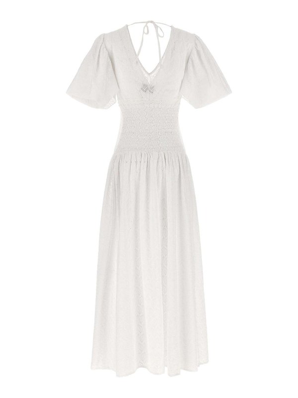 LE TWINS: Knielange Kleider online - Knielanges Kleid - Weiß
