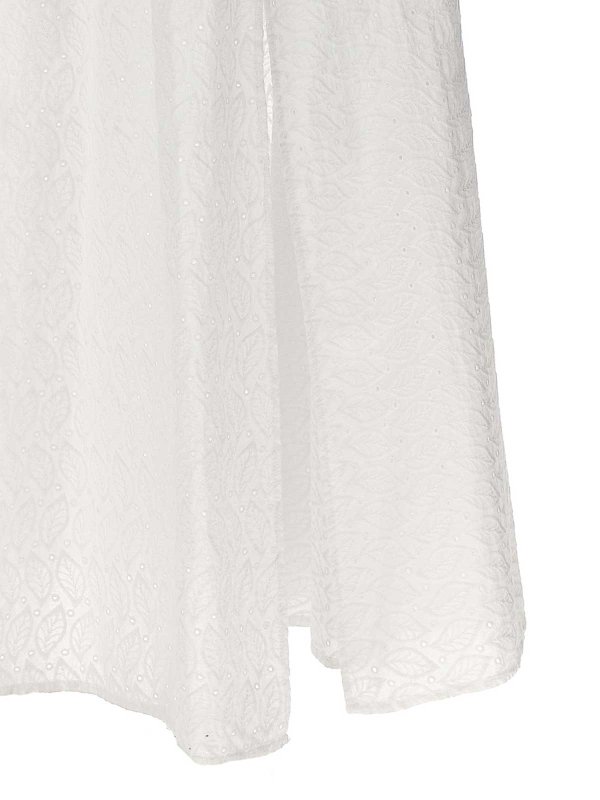 Knielanges Kleid - Weiß shop online: LE TWINS