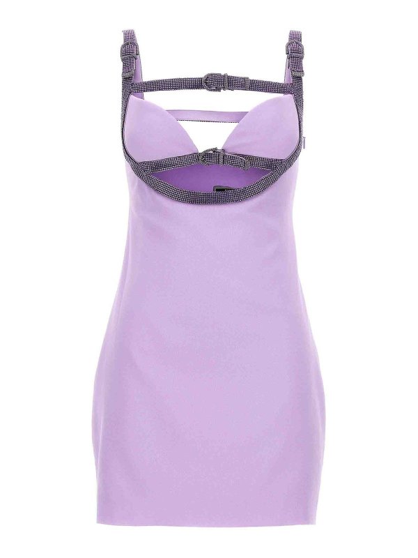 VERSACE: Robe longueur genou - Robe Au Genou - Violet