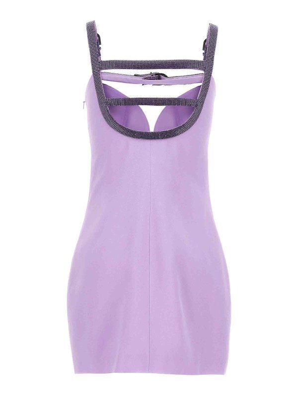 VERSACE: Robe longueur genou online - Robe Au Genou - Violet