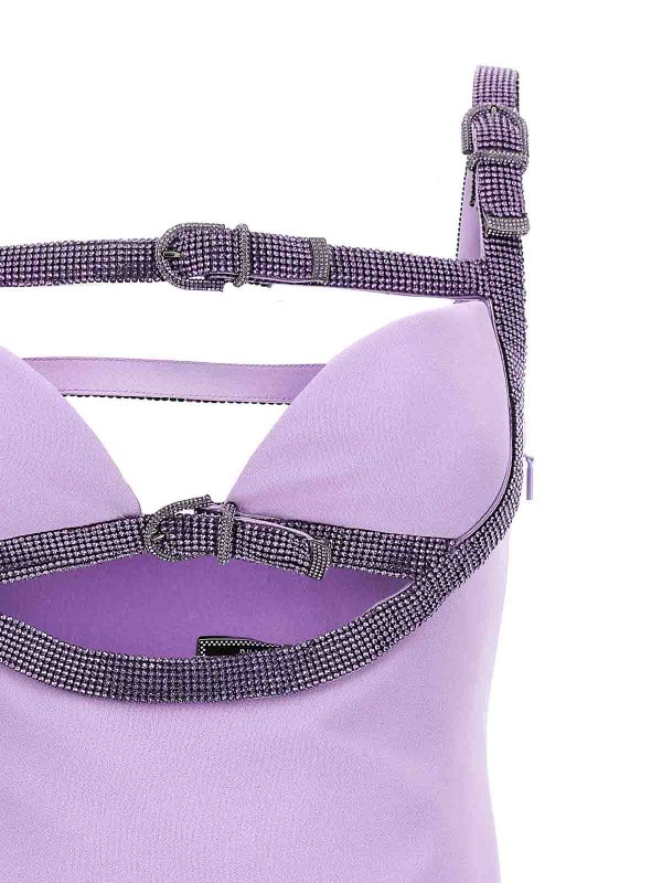 The Best Shops VERSACE: Robe longueur genou - Robe Au Genou - Violet