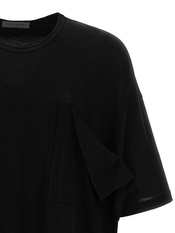 The Best Shops YOHJI YAMAMOTO: t-shirts - Raw Pocket T-Shirt