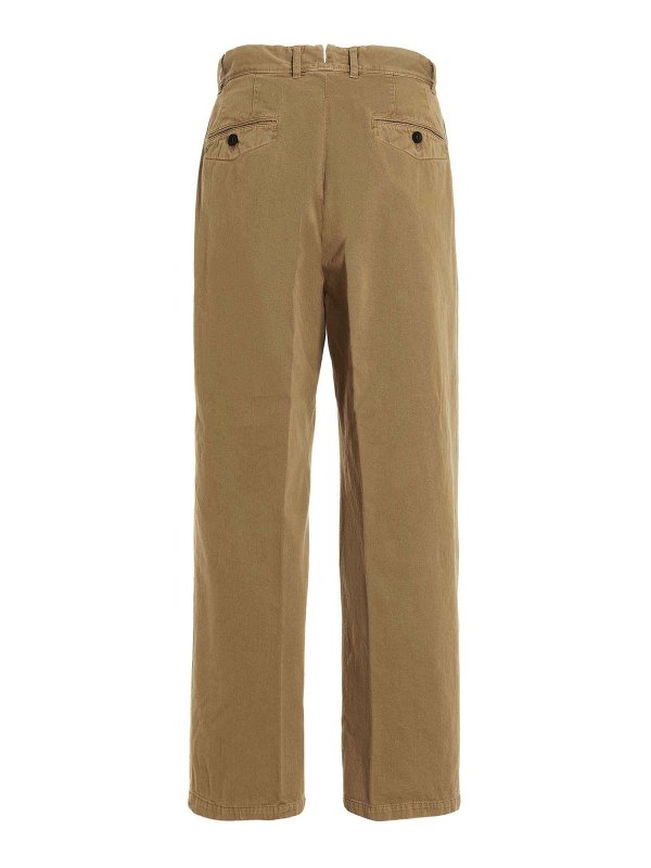 INCOTEX RED: casual trousers online - Printed Cotton Trousers
