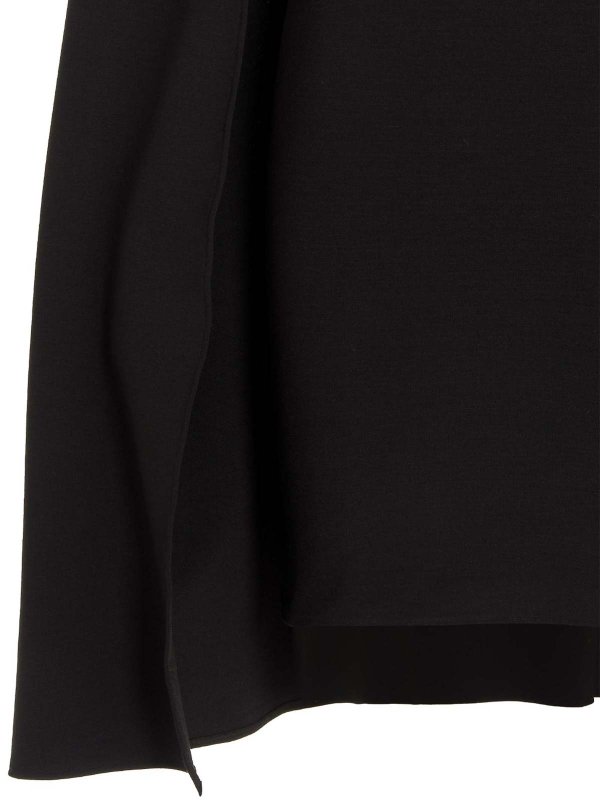 Knielanges Kleid - Schwarz shop online: LE TWINS