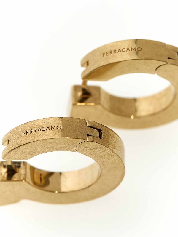FERRAGAMO: Pendientes online - Pendientes - Dorado