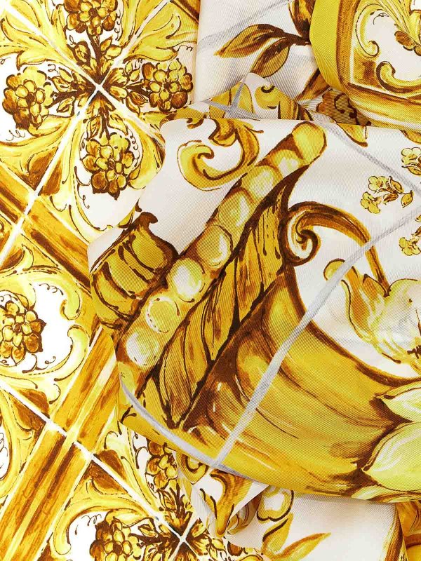 The Best Shops DOLCE & GABBANA: スカーフ - スカーフ - イエロー