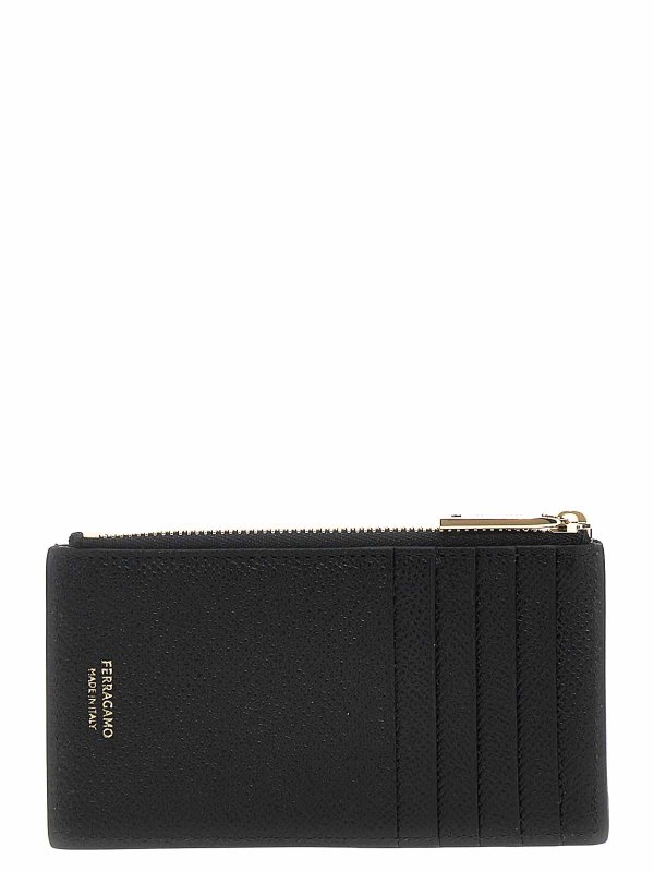 FERRAGAMO: wallets & purses online - Leather Card Holder
